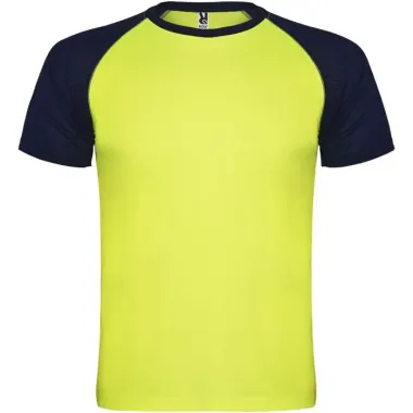 Camiseta deportiva de manga corta infantil Malla con un acabado cool fit 100% Poliéster, 140 g/m2 - Nail