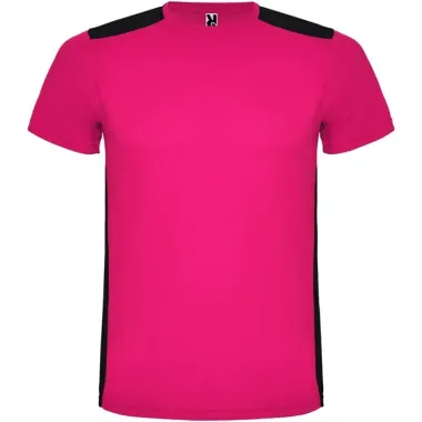 Camiseta deportiva de manga corta unisex Malla con un acabado cool fit 100% Poliéster, 130 g/m2, Contrast fabric, Malla con un acab - Iguf