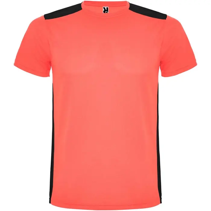 Camiseta deportiva de manga corta unisex Malla con un acabado cool fit 100% Poliéster, 130 g/m2, Contrast fabric, Malla con un acab - Iguf miniatura 1