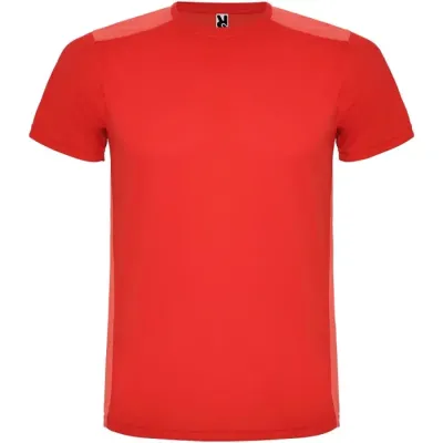 Camiseta deportiva de manga corta unisex Malla con un acabado cool fit 100% Poliéster, 130 g/m2, Contrast fabric, Malla con un acab - Iguf