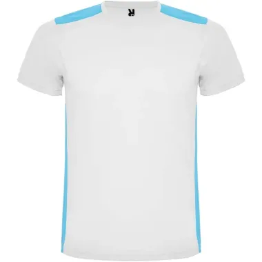 Camiseta deportiva de manga corta infantil Malla con un acabado cool fit 100% Poliéster, 130 g/m2, Contrast fabric, Malla con un acab - Tiid