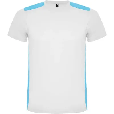 Camiseta deportiva de manga corta infantil Malla con un acabado cool fit 100% Poliéster, 130 g/m2, Contrast fabric, Malla con un acab - Tiid