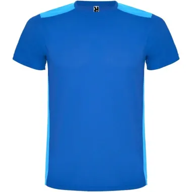 Camiseta deportiva de manga corta infantil Malla con un acabado cool fit 100% Poliéster, 130 g/m2, Contrast fabric, Malla con un acab - Tiid