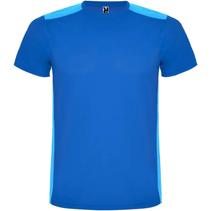 Camiseta deportiva de manga corta infantil Malla con un acabado cool fit 100% Poliéster, 130 g/m2, Contrast fabric, Malla con un acab - Tiid miniatura 1