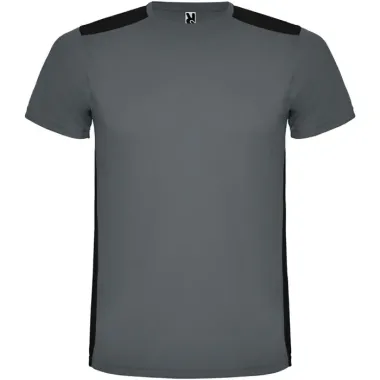 Camiseta deportiva de manga corta infantil Malla con un acabado cool fit 100% Poliéster, 130 g/m2, Contrast fabric, Malla con un acab - Tiid