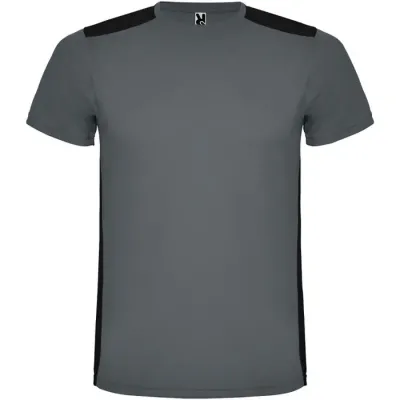 Camiseta deportiva de manga corta infantil Malla con un acabado cool fit 100% Poliéster, 130 g/m2, Contrast fabric, Malla con un acab - Tiid