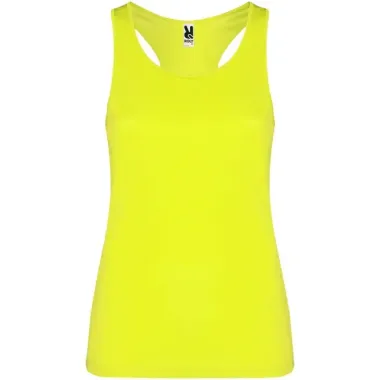 Camiseta deportiva sin mangas para mujer Punto piqué con un acabado cool fit 100% Poliéster, 140 g/m2 - Nues