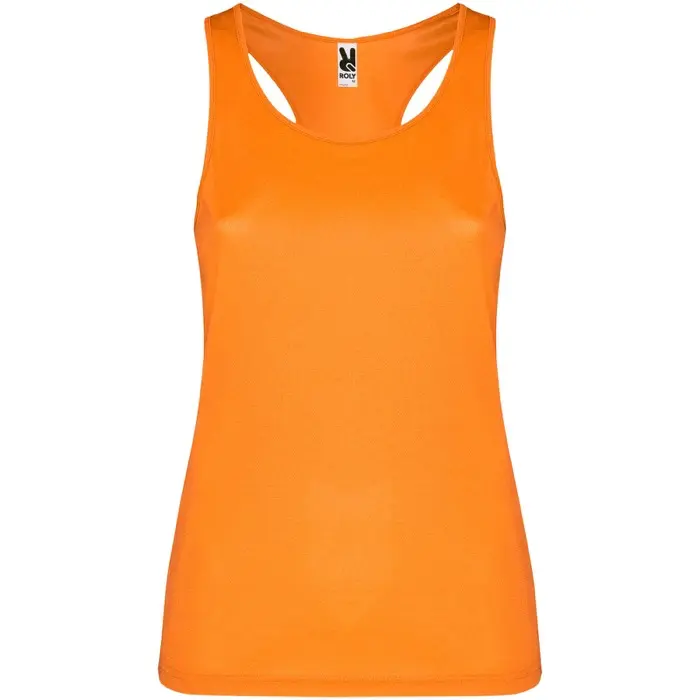 Camiseta deportiva sin mangas para mujer Punto piqué con un acabado cool fit 100% Poliéster, 140 g/m2 - Nues miniatura 1