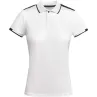 Polo deportivo de manga corta para mujer Punto piqué con un acabado cool fit 50% Poliéster reciclado, 50% Poliéster, 140 g/m2 - Emux