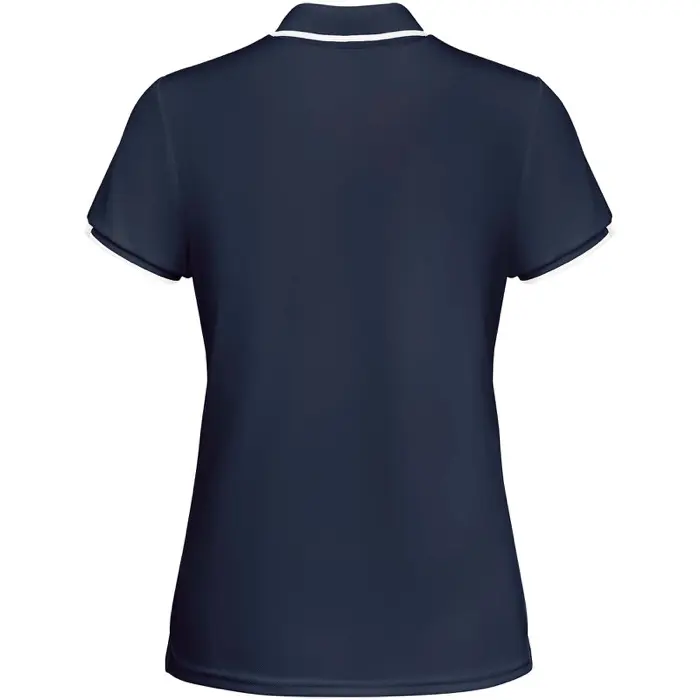 Polo deportivo de manga corta para mujer Punto piqué con un acabado cool fit 50% Poliéster reciclado, 50% Poliéster, 140 g/m2 - Emux miniatura 2
