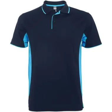 Polo deportivo unisex de manga corta Punto piqué con un acabado cool fit 100% Poliéster, 150 g/m2 - Omul