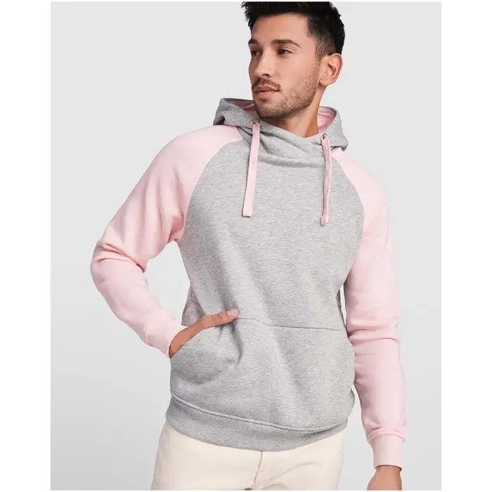 Sudadera con capucha bicolor unisex Punto de suéter con interior cepillado 50% Algodón, 50% Poliéster, 280 g/m2 - Wuip miniatura 3