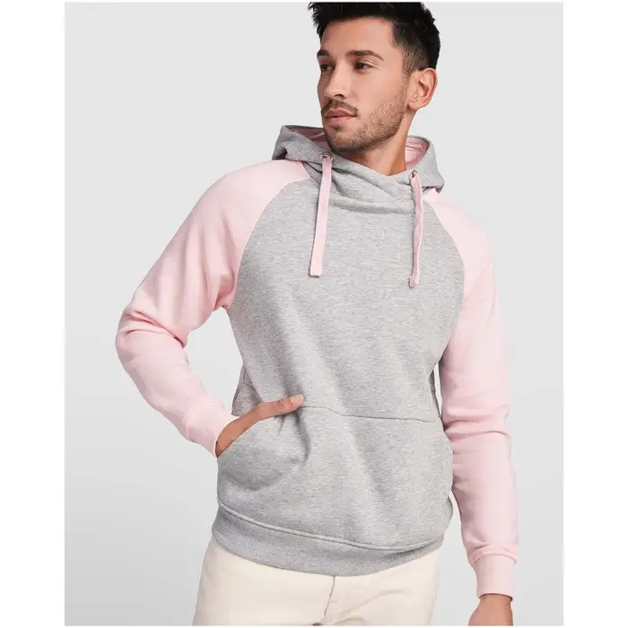 Sudadera con capucha bicolor unisex Punto de suéter con interior cepillado 50% Algodón, 50% Poliéster, 280 g/m2 - Wuip miniatura 3