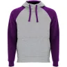 Sudadera con capucha bicolor unisex Punto de suéter con interior cepillado 50% Algodón, 50% Poliéster, 280 g/m2 - Wuip