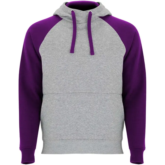 Sudadera con capucha bicolor unisex Punto de suéter con interior cepillado 50% Algodón, 50% Poliéster, 280 g/m2 - Wuip miniatura 1