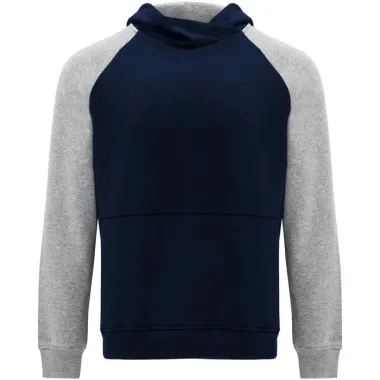 Sudadera con capucha bicolor infantil Punto de suéter con interior cepillado 50% Algodón, 50% Poliéster, 280 g/m2 - Aroc