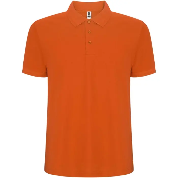 Polo de manga corta para hombre Punto piqué 60% Algodón, 40% Poliéster, 190 g/m2 - Ijat miniatura 1