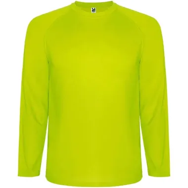 Camiseta deportiva hombre Montecarlo de manga larga Punto piqué 100% Poliéster, 150 g/m2 - Xiat