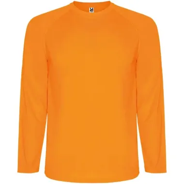 Camiseta deportiva hombre Montecarlo de manga larga Punto piqué 100% Poliéster, 150 g/m2 - Xiat