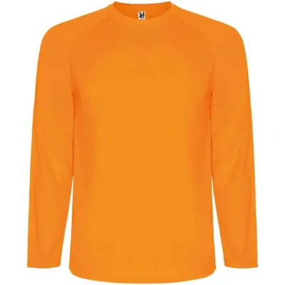 Camiseta deportiva hombre Montecarlo de manga larga Punto piqué 100% Poliéster, 150 g/m2 - Xiat