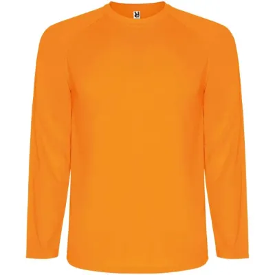 Camiseta deportiva infantil Montecarlo de manga larga Punto piqué 100% Poliéster, 150 g/m2 - Apit