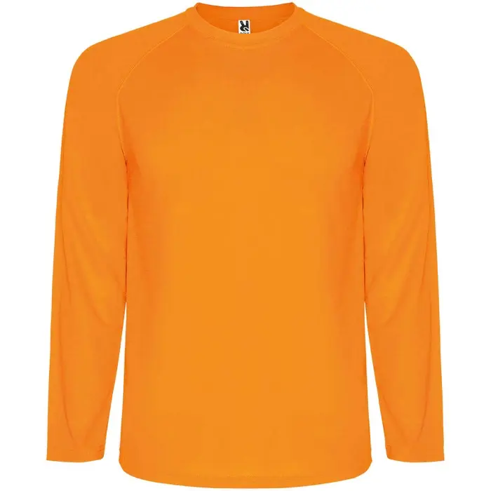 Camiseta deportiva infantil Montecarlo de manga larga Punto piqué 100% Poliéster, 150 g/m2 - Apit miniatura 1