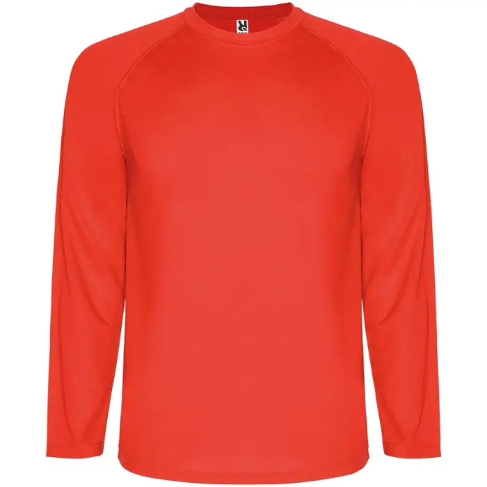 Camiseta deportiva infantil Montecarlo de manga larga Punto piqué 100% Poliéster, 150 g/m2 - Apit miniatura 1