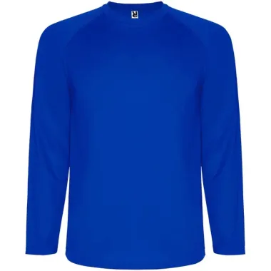 Camiseta deportiva infantil Montecarlo de manga larga Punto piqué 100% Poliéster, 150 g/m2 - Apit