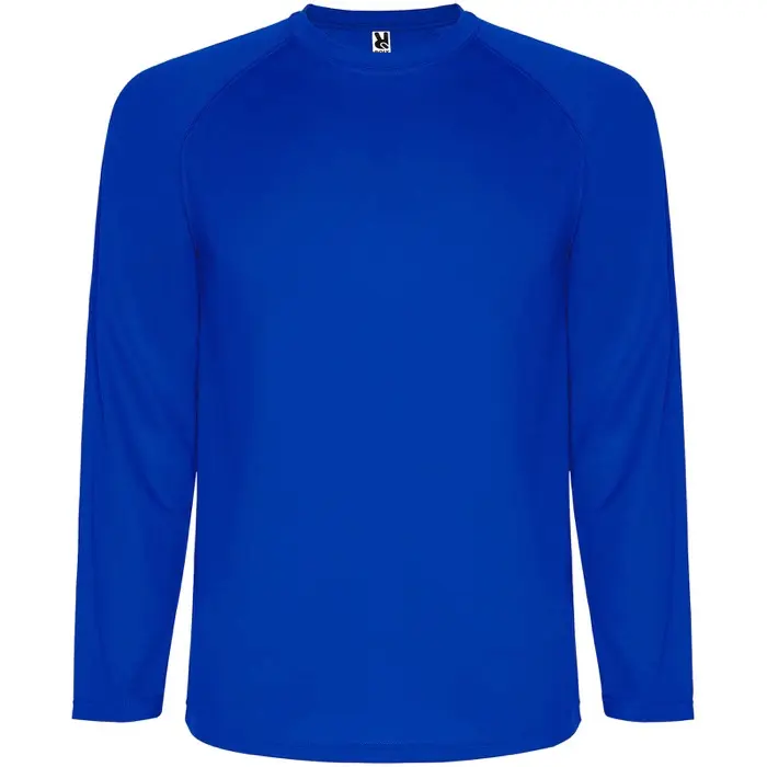 Camiseta deportiva infantil Montecarlo de manga larga Punto piqué 100% Poliéster, 150 g/m2 - Apit miniatura 1