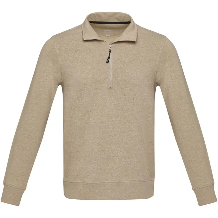 Sudadera unisex de material reciclado con cremallera 1/4 Aware™ 50% Algodón reciclado, 50% Poliéster reciclado, 280 g/m2 - Iref miniatura 2