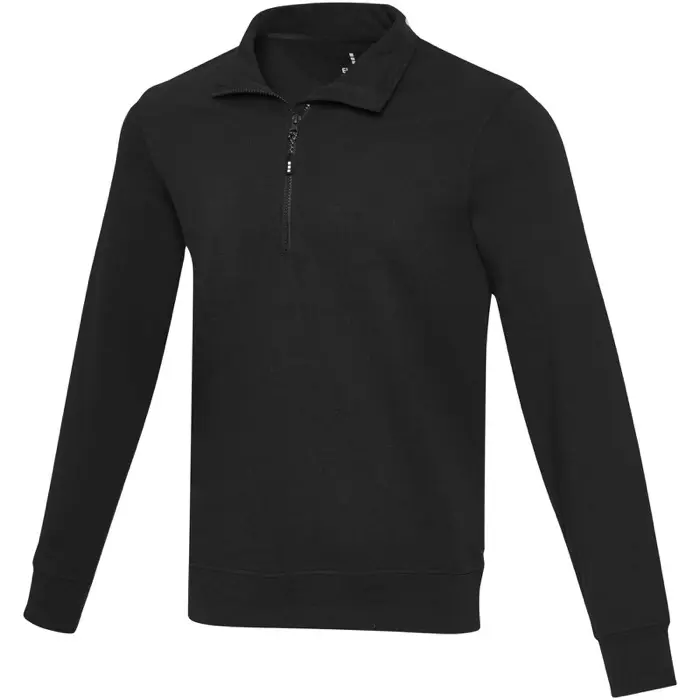 Sudadera unisex de material reciclado con cremallera 1/4 Aware™ 50% Algodón reciclado, 50% Poliéster reciclado, 280 g/m2 - Iref miniatura 1