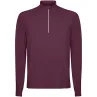 Sudadera de manga larga con media cremallera para hombre Punto 88% Poliéster reciclado, 12% Elastano, 200 g/m2 - Ubon