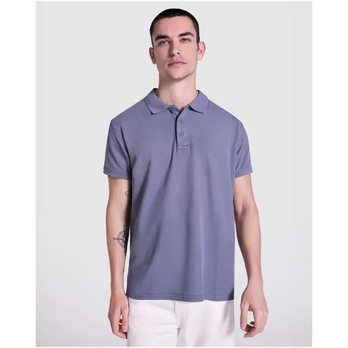 Polo unisex de manga corta Punto piqué 100% Algodón, 200 g/m2 - Osti miniatura 5