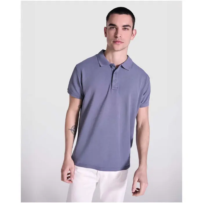 Polo unisex de manga corta Punto piqué 100% Algodón, 200 g/m2 - Osti miniatura 7