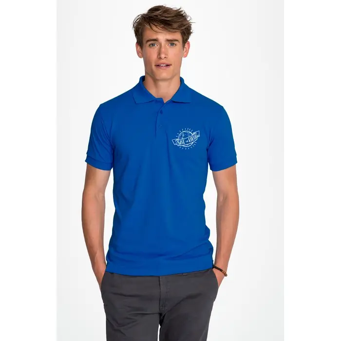 PRIME POLO HOMBRE 200g Poliéster / Algodón - Woop miniatura 2